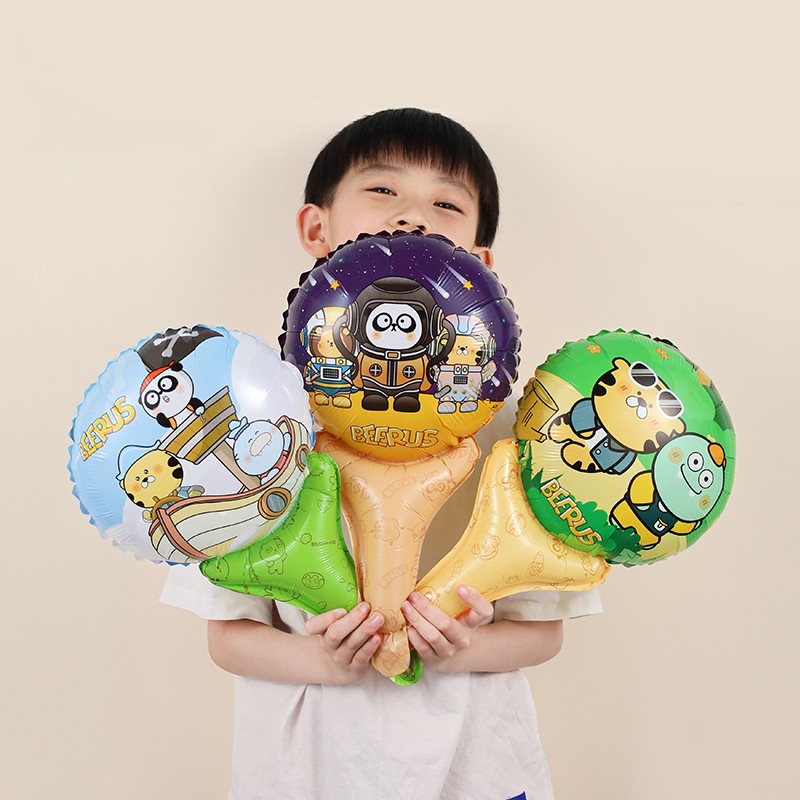 速发Beerus比鲁斯充气手持棒头箍发手手腕箍环气球