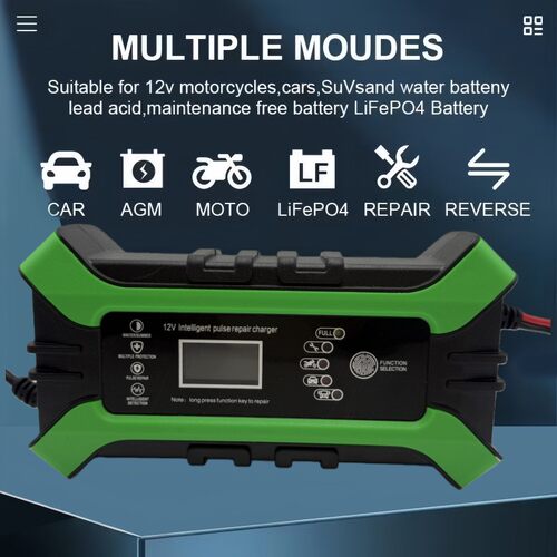 外贸12V10A/24V5A摩托车充电机汽车电瓶充电器铅酸电池充电器