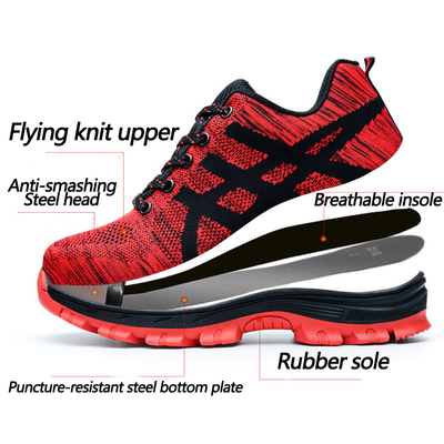 极速Protective Work Shoes Women Men Safety Shoes Indestructi
