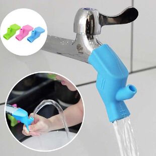 3-color soft silicone faucet extender faucet gadget
