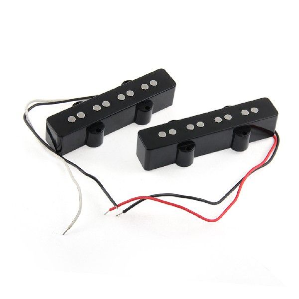 新品2pcsPair Jazz Bass Guitar Magnetic Pickup with Screws