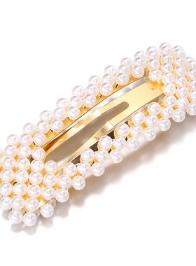 New Fashion Pearl Hair Clip for Women Elegant Korean Design