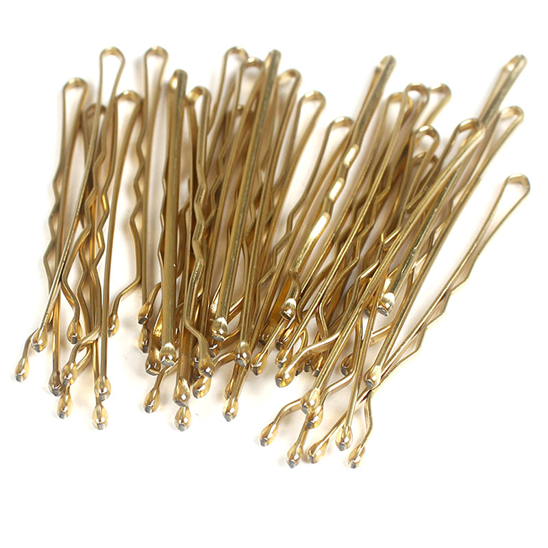 24 Pcs Metal Wavy Bobby Pins Hair Clips Grips Women Girl Hai