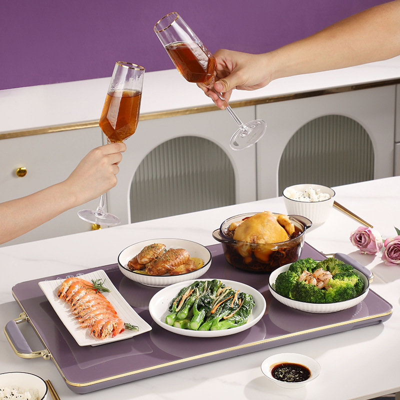 暖菜板饭菜保温板热菜板家用多功能智能方形餐桌垫热饭板工厂