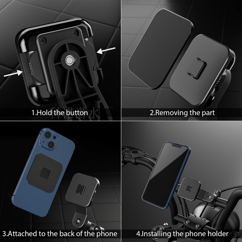 BLUR SUPER73自行车摩托车电动车手机支架山地公路骑行改装件配件