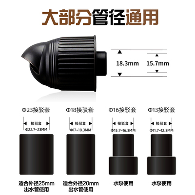 极速360旋转造浪头造流头鱼缸水族箱出水口冲浪静音小型打浪器