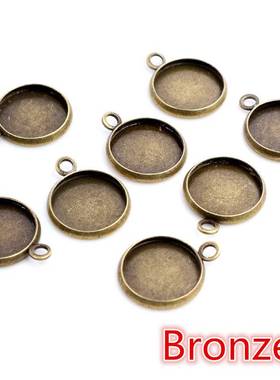 8 10 12 14 16 18 20 25 mm Round Cabochon Base Tray Bezels Bl