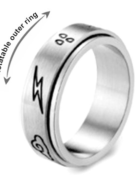 Anxiety Ring For Women Men Moon Fidgets Rings 2021 nd Punk R