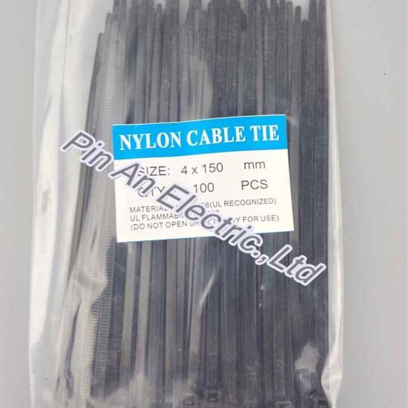 Self locking nylon cable tie plastic band tie band color nyl