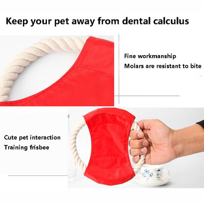 极速Dog Interactive Trainning Puppy Chew Teeth Clean Flying