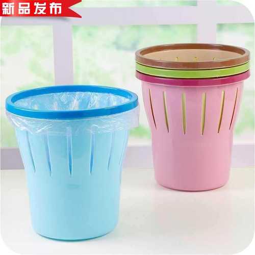 垃圾桶家用卧室创意简约寝室客厅床头特大号圆形时尚纸娄压带圈y