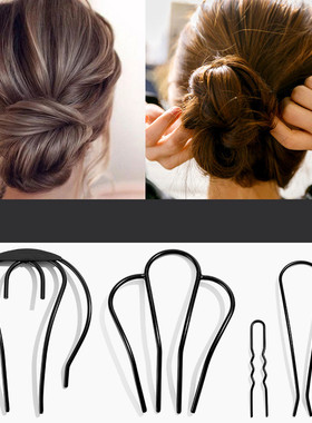 2021 korea Hair Sticks Women Hairclip Simplicity U Shape Gir