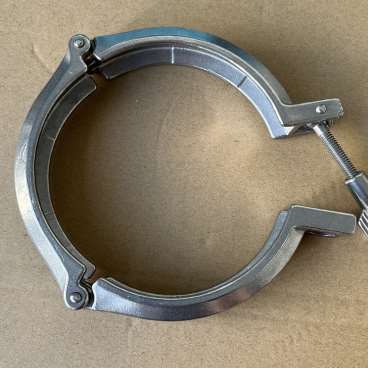 销KF三段卡箍 不锈钢链条式真空管夹 快装接头法兰抱箍 3节喉箍促