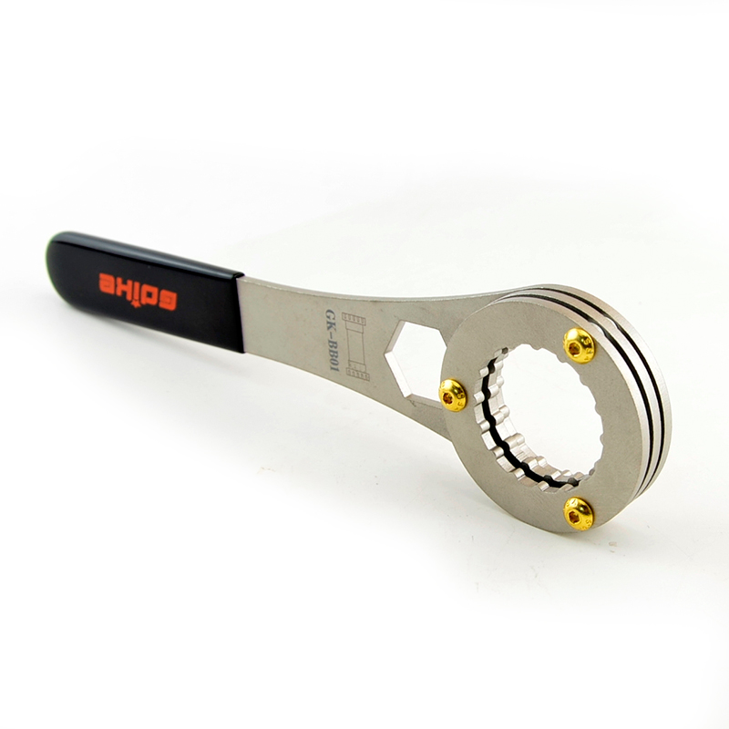 中轴扳手中空一体牙盘拆卸工具山地车公路车 适合BB51 52 BB70