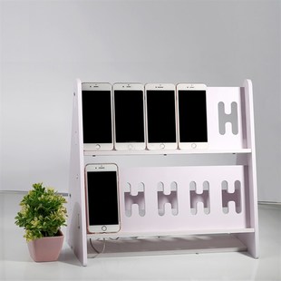 多手机置放架多部手机放置架工作室多个手机支架手游微商充电