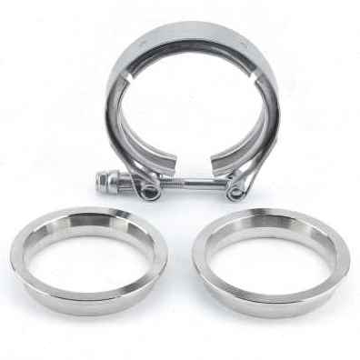 新品厂促新品汽车不锈钢喉箍304 法兰卡箍 V型美式W管道P抱箍适用