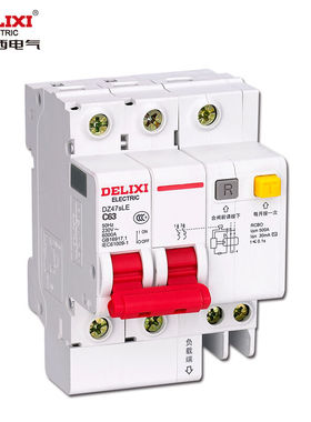 德力西空气开关小型断路器带漏保DZ47sLE2PC32ADZ47SLEN2C32