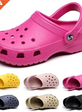 Summer Womens Casual Garden Clogs Waterproof Shoes