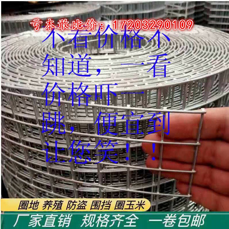 好货铁丝网围栏网钢丝网养殖网铁网格镀锌铁丝网防锈铁丝网玉米网