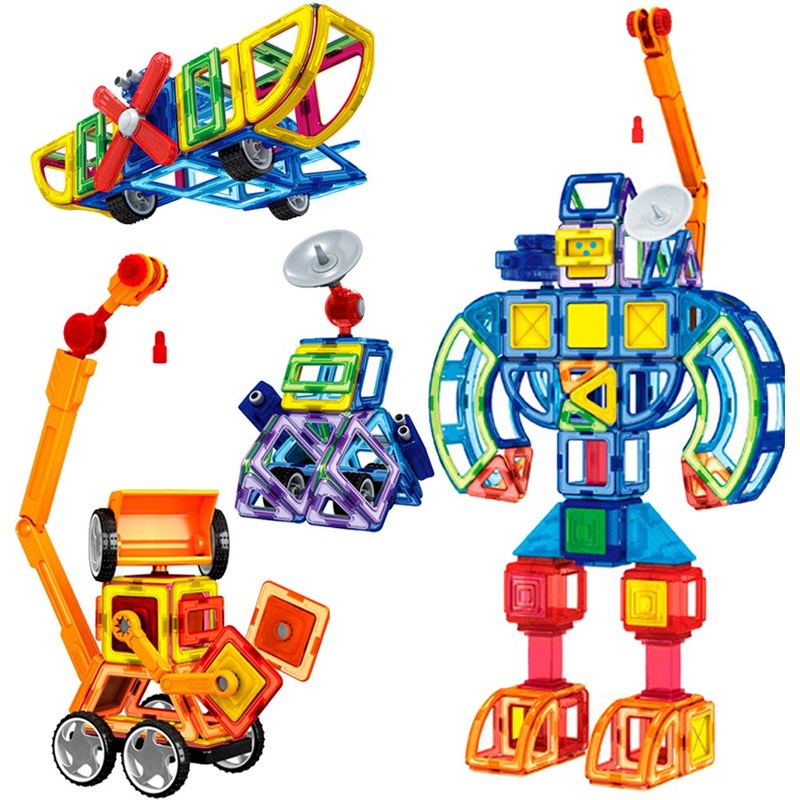 1PCS Magnetic Designer Building Blocks Modeling Robert Plan