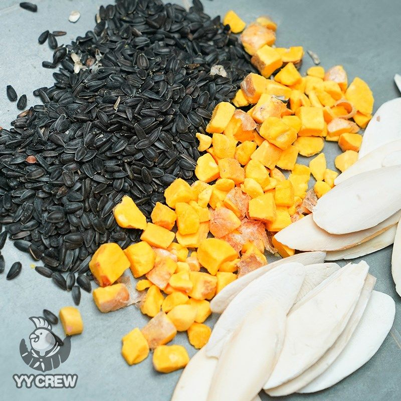 极速鹦鹦队 鹦鹉小油葵零食墨鱼骨啃咬磨嘴补钙蛋黄冻干小鸟营养