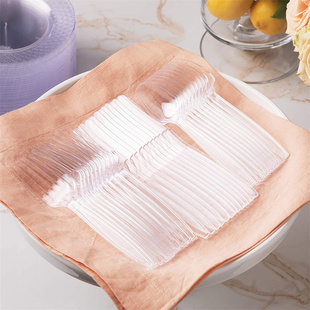 48/96/144/216pcs Plastic Cutlery Reusable Tableware Dinnerwa