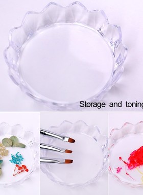 False Nail Art Plate Tips DIY Design Display Stand Golden R