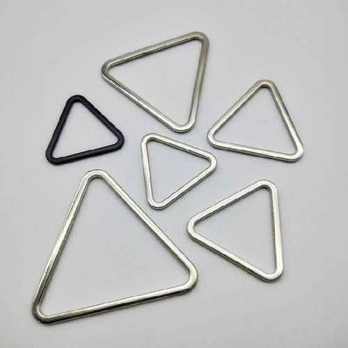 金属日字扣三角形钮扣箱包服饰配件三角扣背带扣带子扣环连接扣子