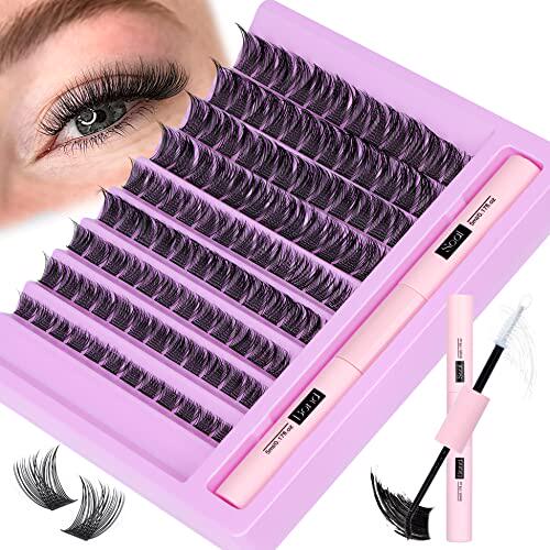 Newcally Lash Extension Kit Cluster Lashes Kit Lash Clusters