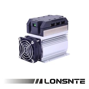 LG3A6075DS三相固态继电器75A直流控交流600VAC散热器风扇一体SSR