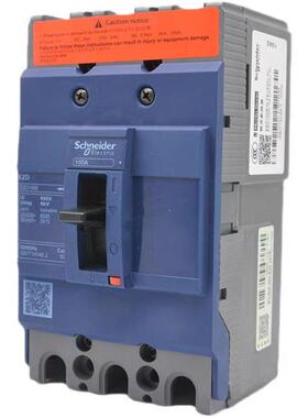 施耐德塑料外壳断路器Ezd100E3100N 60A 125A 160E 250E 630A 400