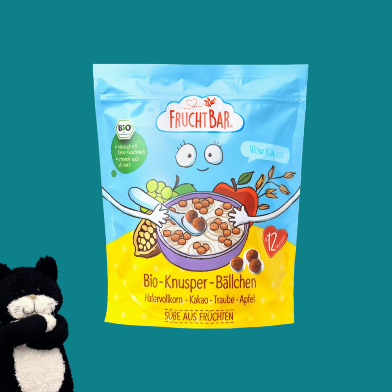 德国直邮满300包邮fruchtbar福乐蓓1岁+有机燕麦球125g