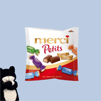 【满300包邮】#德国直邮#Merci经典混合夹心巧克力125g