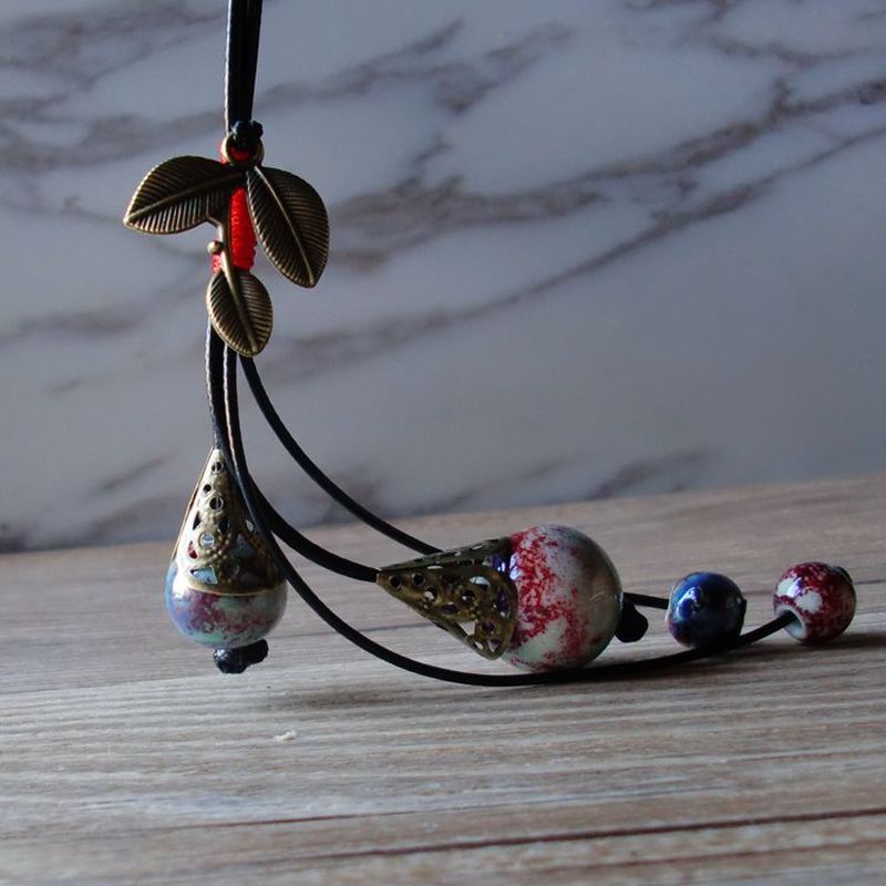 Vintage Handmade Ethnic Style Sweater Chain Jewelry Personal