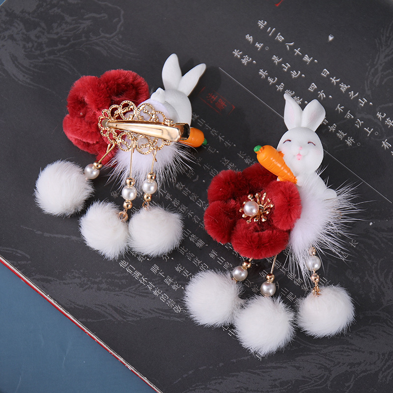 Vintage Hairpins Chinese Hanfu Hair Accessory For Girls Cute