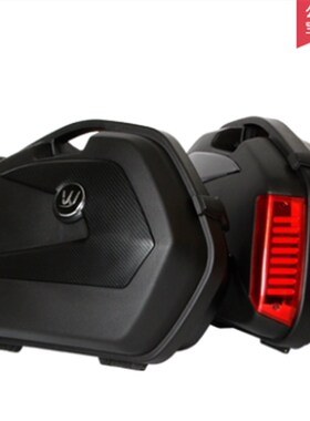 极速适用阿普利亚SRMAX250/300边箱尾箱保险杆防摔护杠尾箱架后货