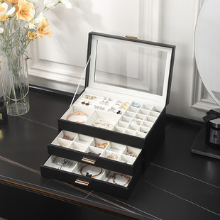 Size S/M/L Jewelry Organizer Display Travel Jewellery Case B