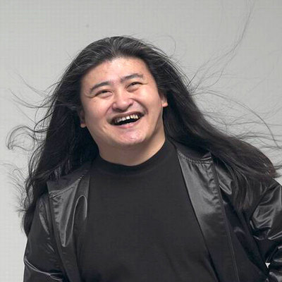 摇滚假发模仿刘欢假发成人儿童通用黑长直假发男舞台表演演出道具