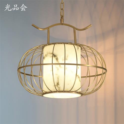 极速户外凉亭防水吊灯中式茶餐厅吧台室内室外家用工装鸟笼创意全