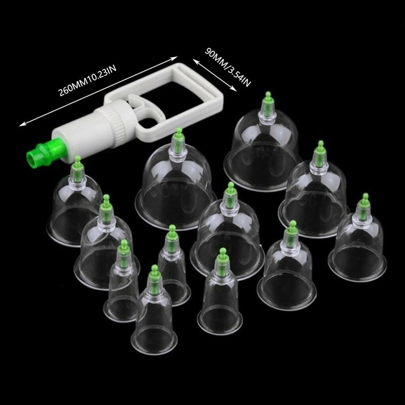 Cupping Device Vacuum Cupper Cupping 12 Cans Paper Card