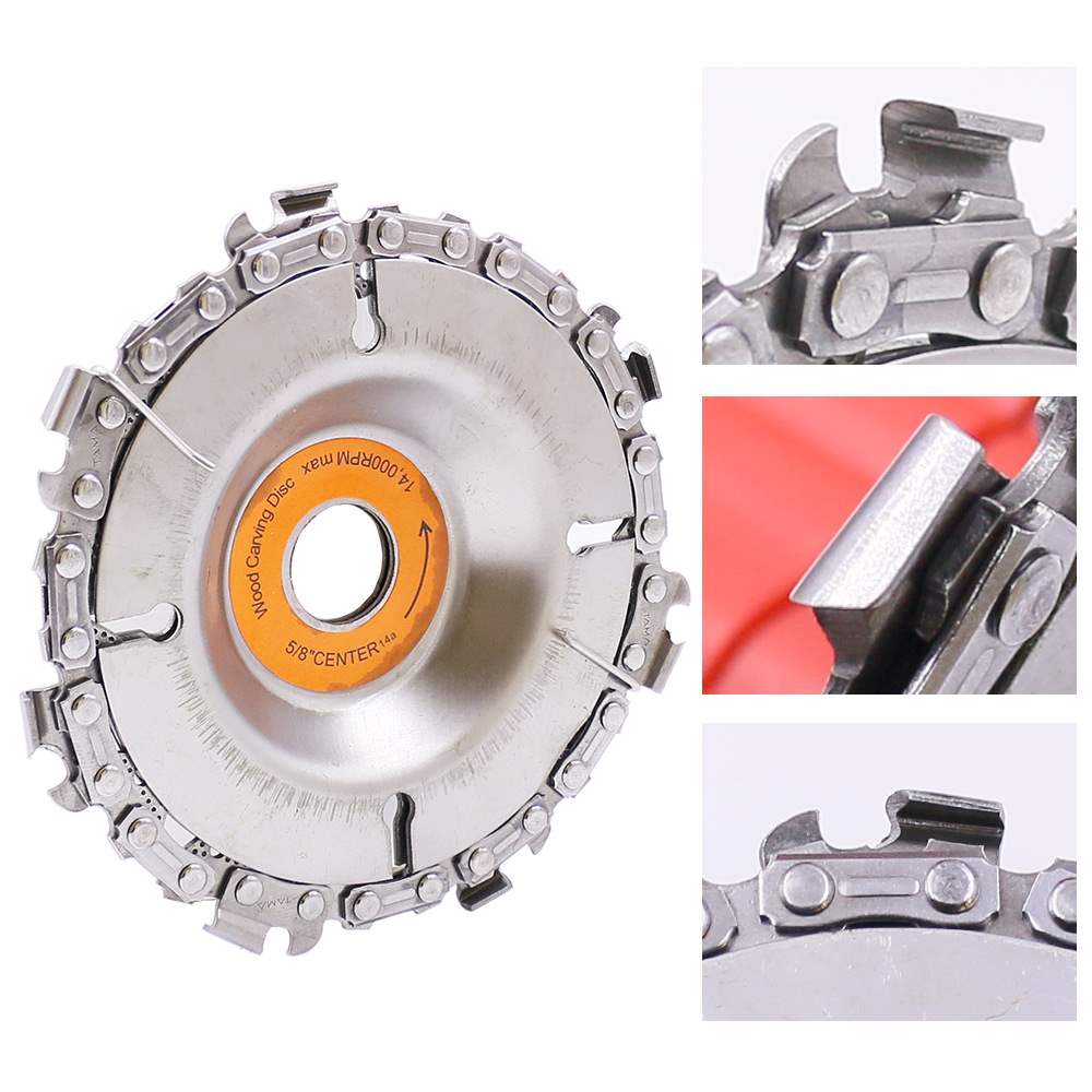 直销角磨机链条h锯片g44.55寸 砂轮机木工切割片切削角磨链盘木材