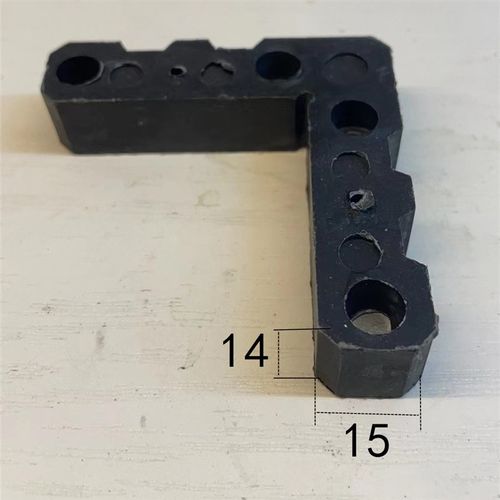 新品铝材角码55断桥铝门窗配件铝挤型材F料配件141528内置连接件