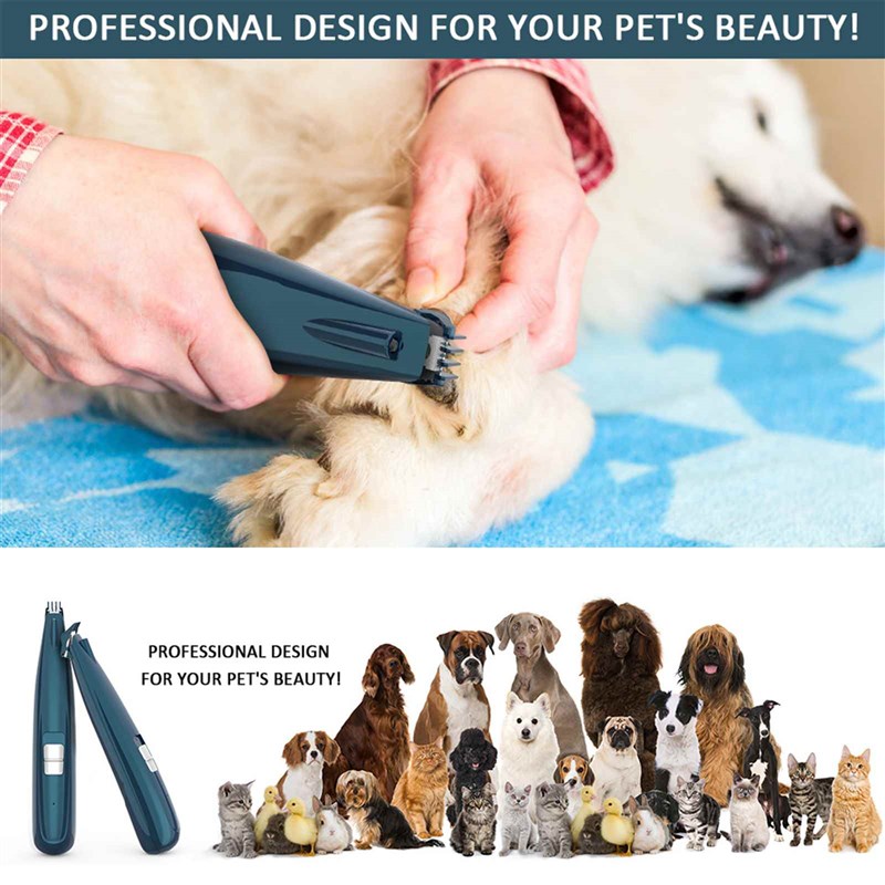 1000mAh 5W Professional Pet Dog Foot Trimmer Animal