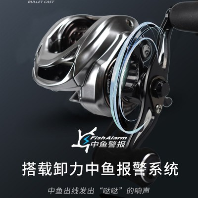 极速米歇尔极狐AIR/PRO短轴微物水滴轮远投防炸线泛用打黑金属路