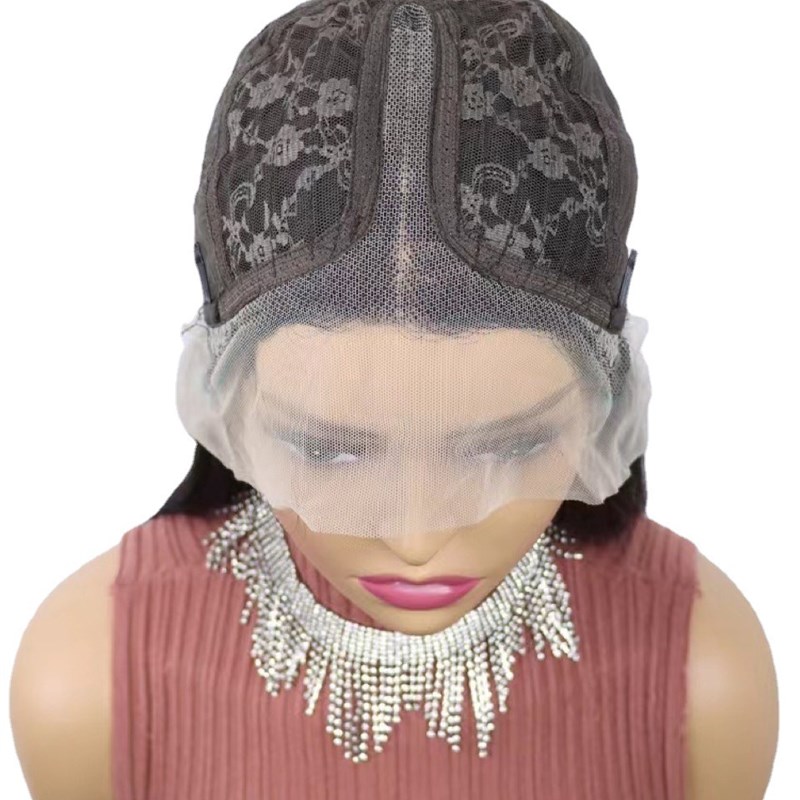 Straight Lace Front Bob Human Hair Wig For Woman直条蕾丝发套