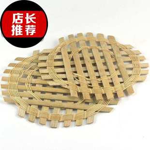 防糊锅w垫饭锅煮锅竹片商g用多功能蒸锅编织 竹笼竹篦子蒸架蒸饺