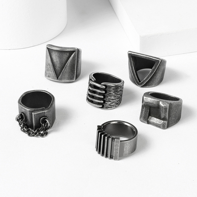 Ring Vintage Classic Jewelry Finger Man Engagement Ring Gift