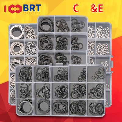 Shaft Retaining Combination C- Circlip Elastic Snap Ring E