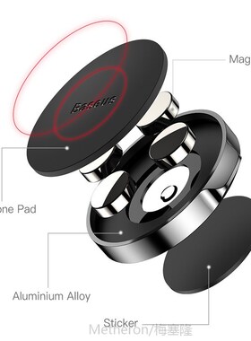 Baseus Magnetic Car Phone Holder Air Vent Stand Magnet Dashb