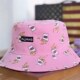 Men Bucket Panama Cap Hat Summer Print Women Banana